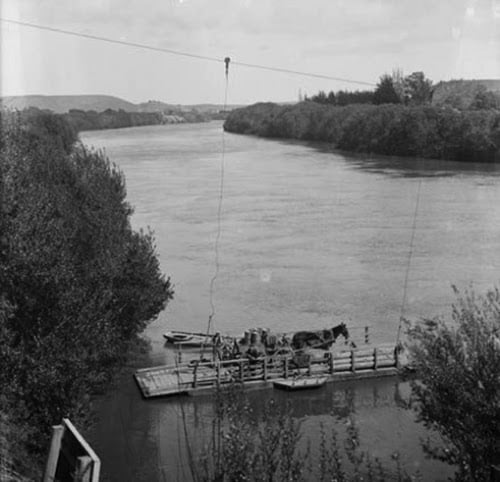 Barges were essential for transporting produce in remote areas.
