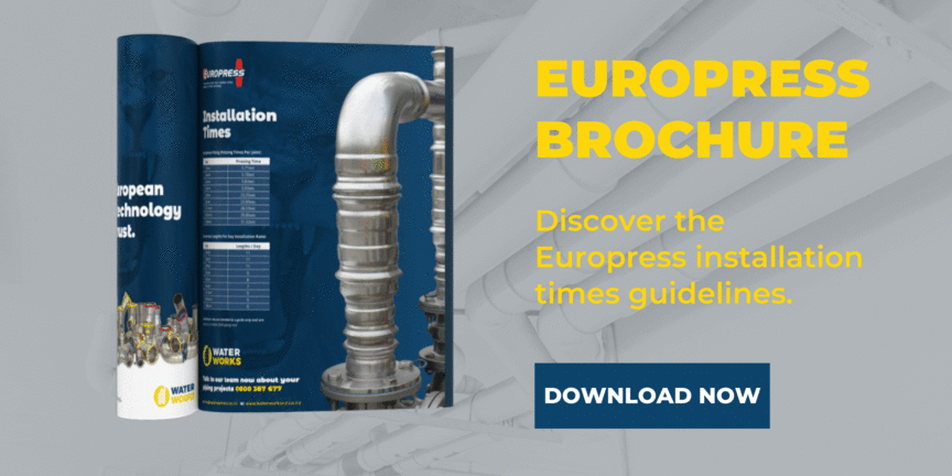 Europress installation times for pipe installers