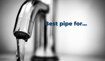Pipes for potable water systems