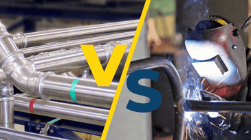 Press-fit vs welded piping