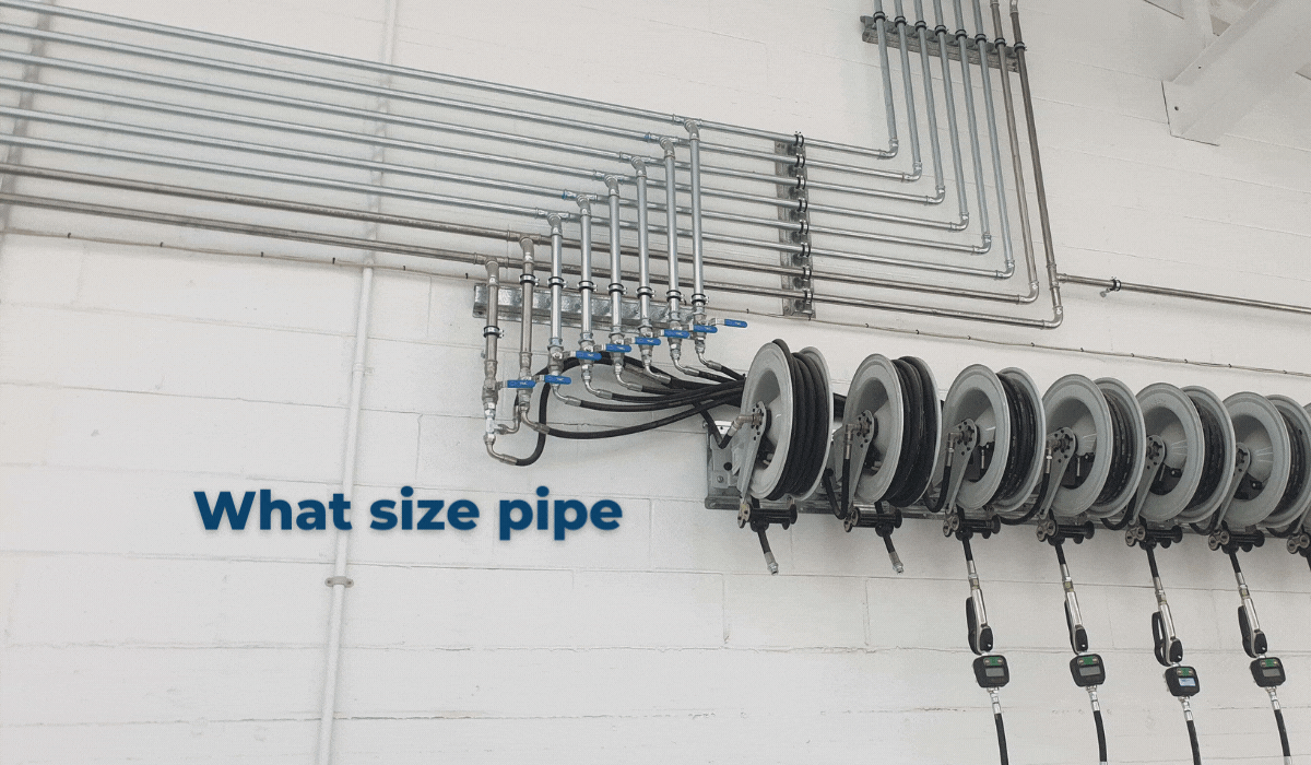 What size pipe should I use?
